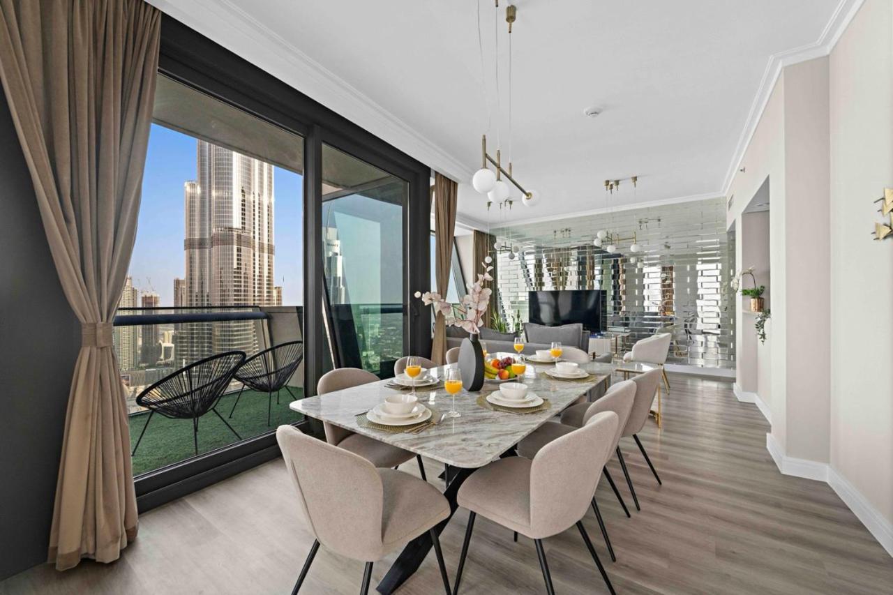 First Class 3Br With Full Burj Khalifa And Fountain View Dubaj Exteriér fotografie