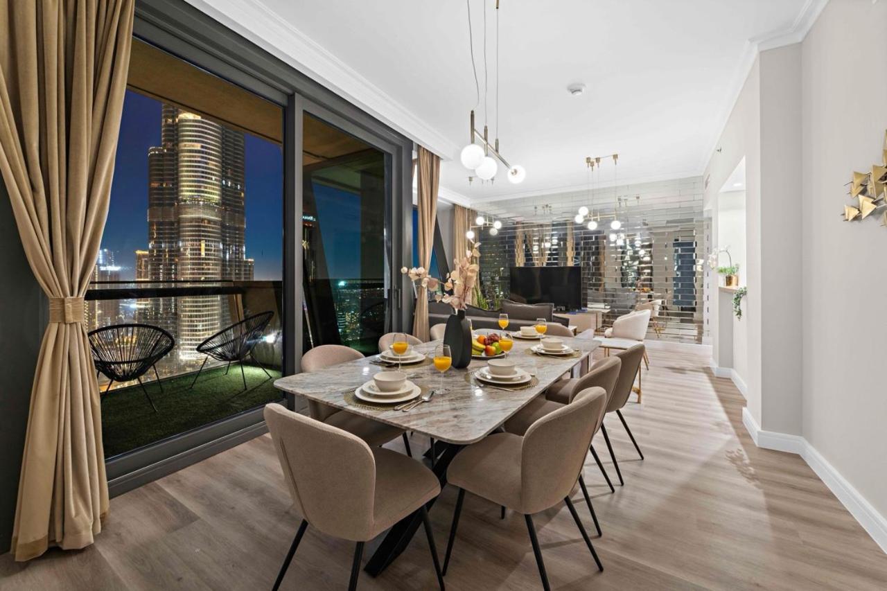 First Class 3Br With Full Burj Khalifa And Fountain View Dubaj Exteriér fotografie