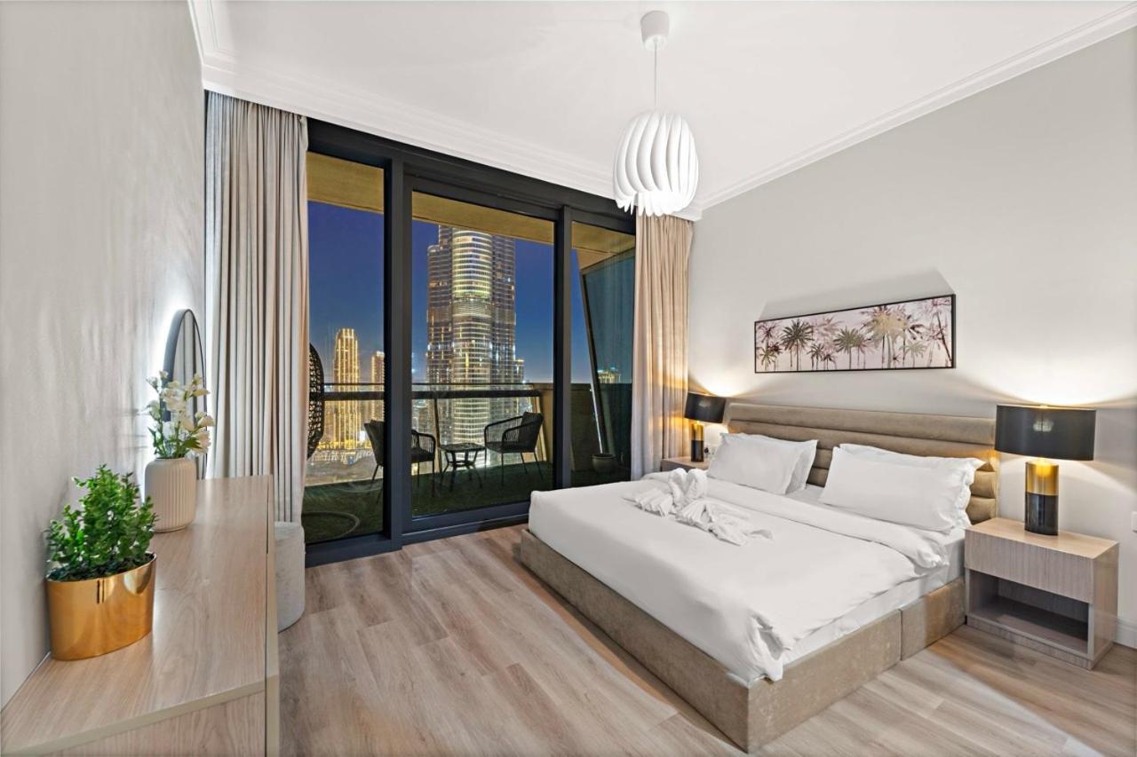 First Class 3Br With Full Burj Khalifa And Fountain View Dubaj Exteriér fotografie