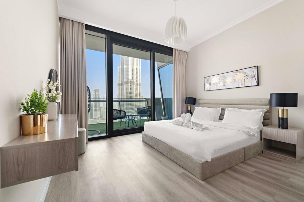 First Class 3Br With Full Burj Khalifa And Fountain View Dubaj Exteriér fotografie